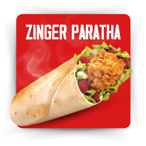 Zinger Paratha Roll